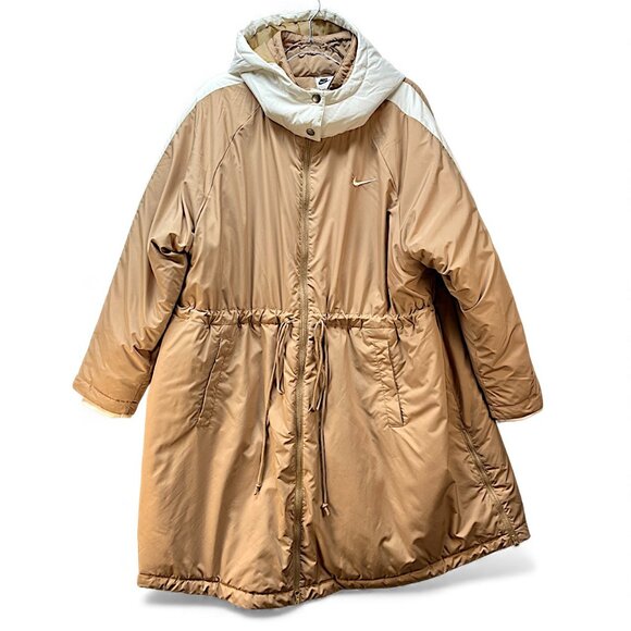 Nike Women 1X Sportswear Essential FB3201-200 Hooded Insulated Coat Jacket - Picture 1 of 16